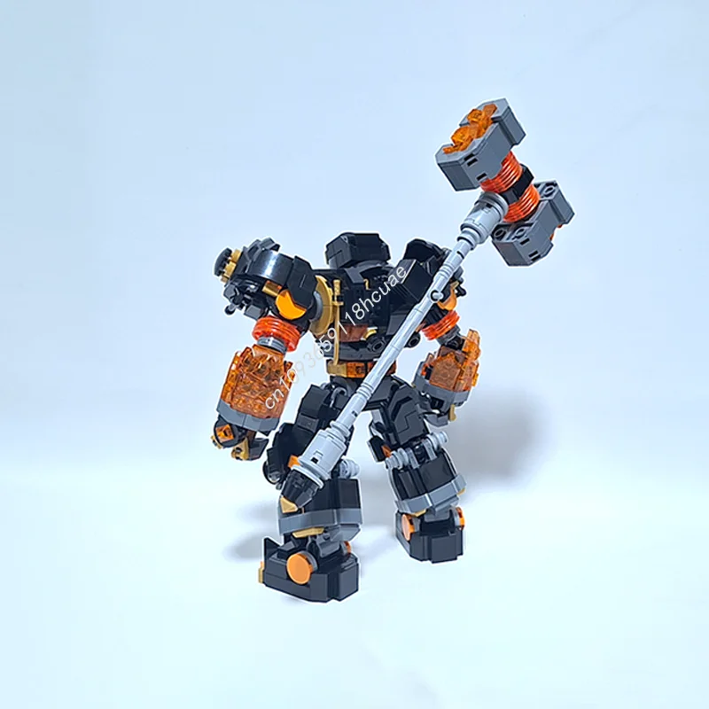 995 قطعة MOC كول S في نهاية المطاف عنصري الأرض الميكانيكية النينجيا نموذج اللبنات لتقوم بها بنفسك فكرة التعليم الطوب هدية الكريسماس لعبة أطفال