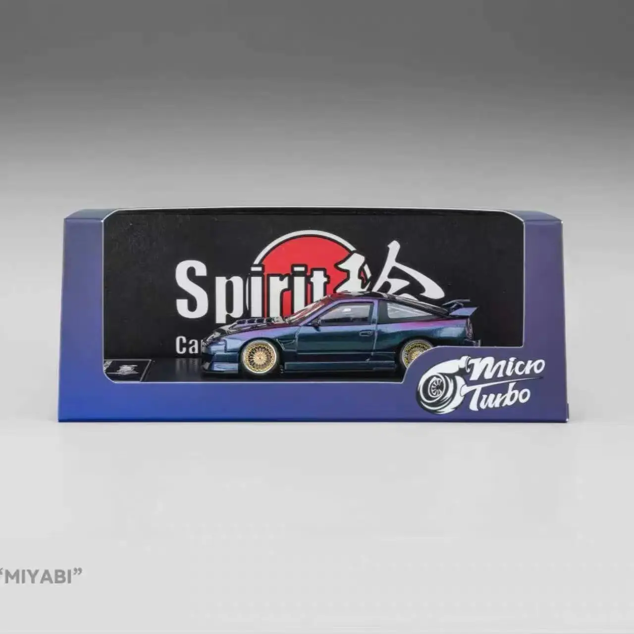 mt-1-64-180sx-spirit-rei-miyabi-2025-shanghai-golbal-art-miniature-spectacle-de-loisirs-modele-moule-sous-pression-collection-de-vehicules-jouets