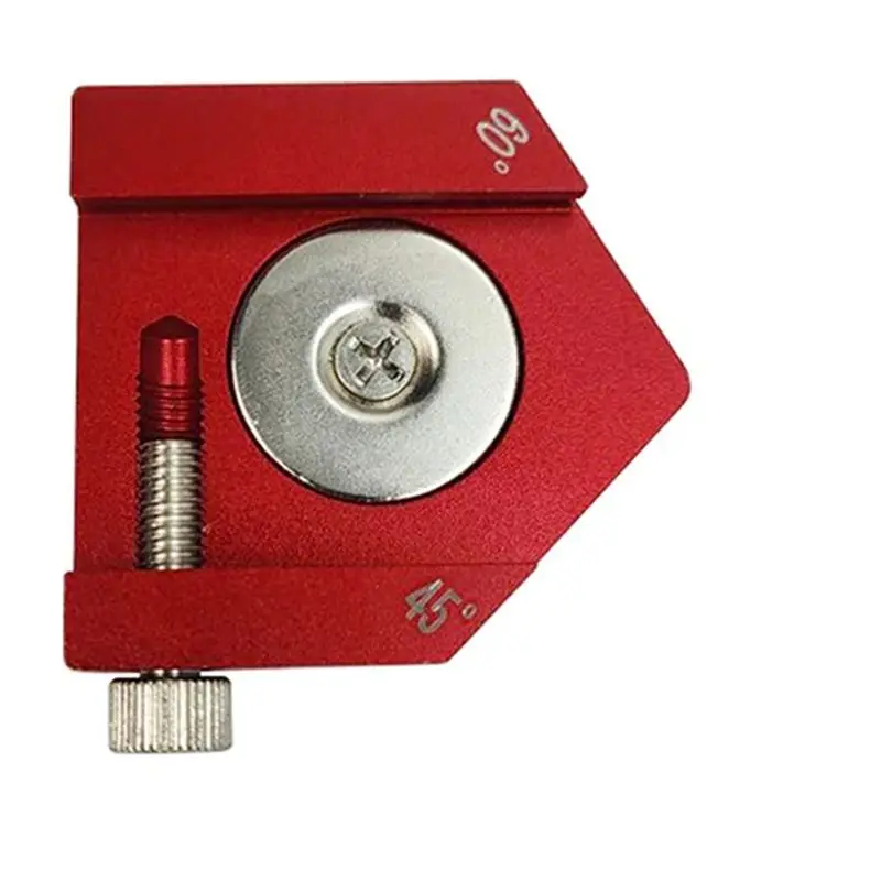 AB13-Woodworking Marking Tools Positioning Block Adjustable Measuring Angle Ruler Tools 50X30mm