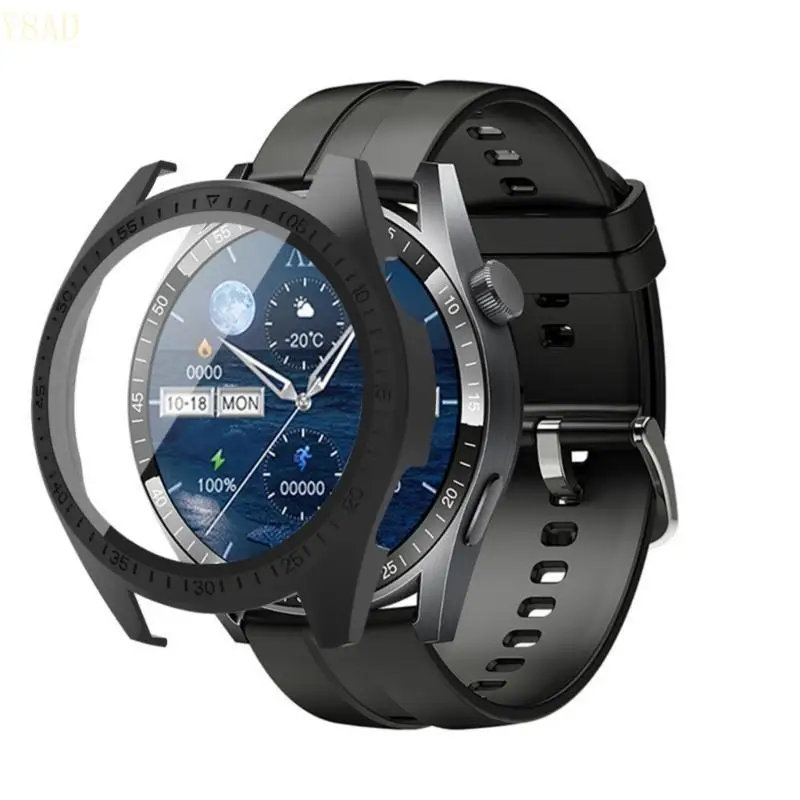 Y8AD Smartwatch Capa Caixa casca com capa tela vidro temperado para AIGO GT8