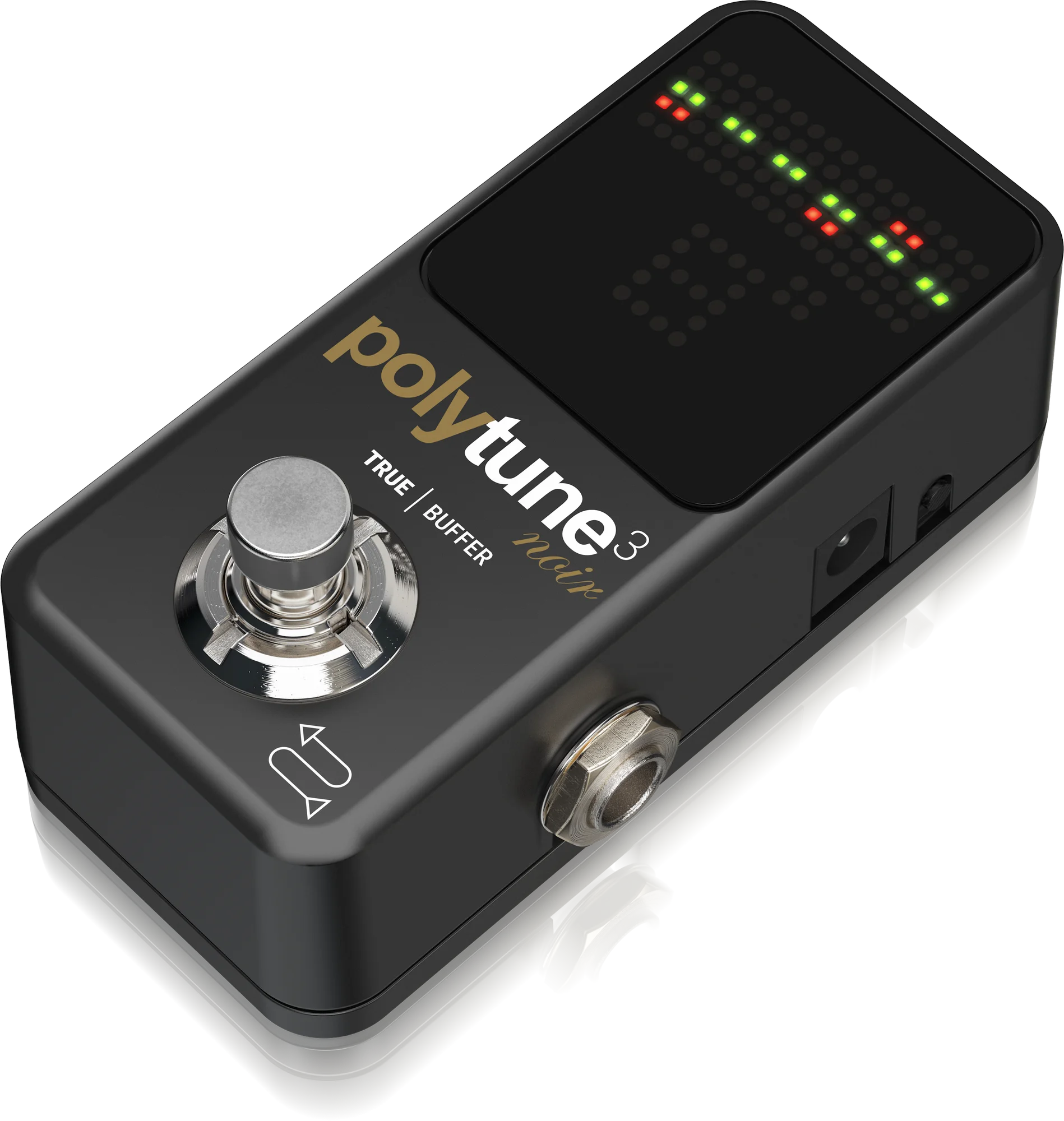 TC-Eletronic POLYTUNE 3 NOIR Tiny Polyphonic Tuner with Multiple Tuning Modes and Built-In BONAFIDE BUFFER