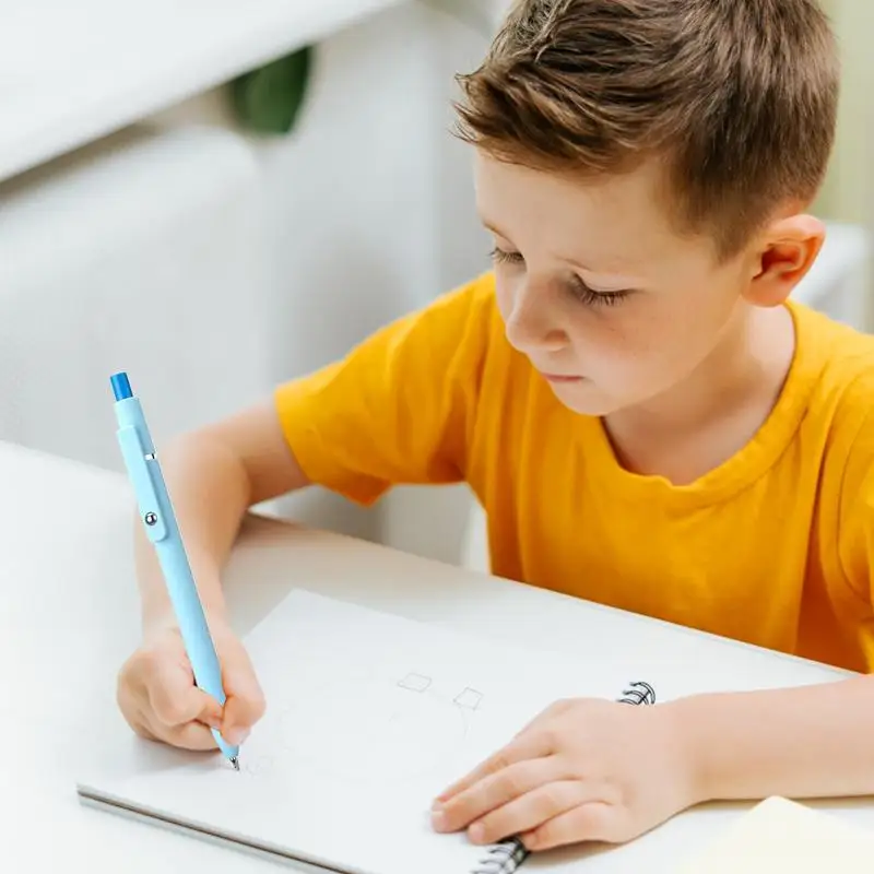 Pens Gel Smooth Writing Pen Set Of 5 Soft Touch Barrel Smooth Writing Pens Retractable Note-Taking Pens For Students Teachers