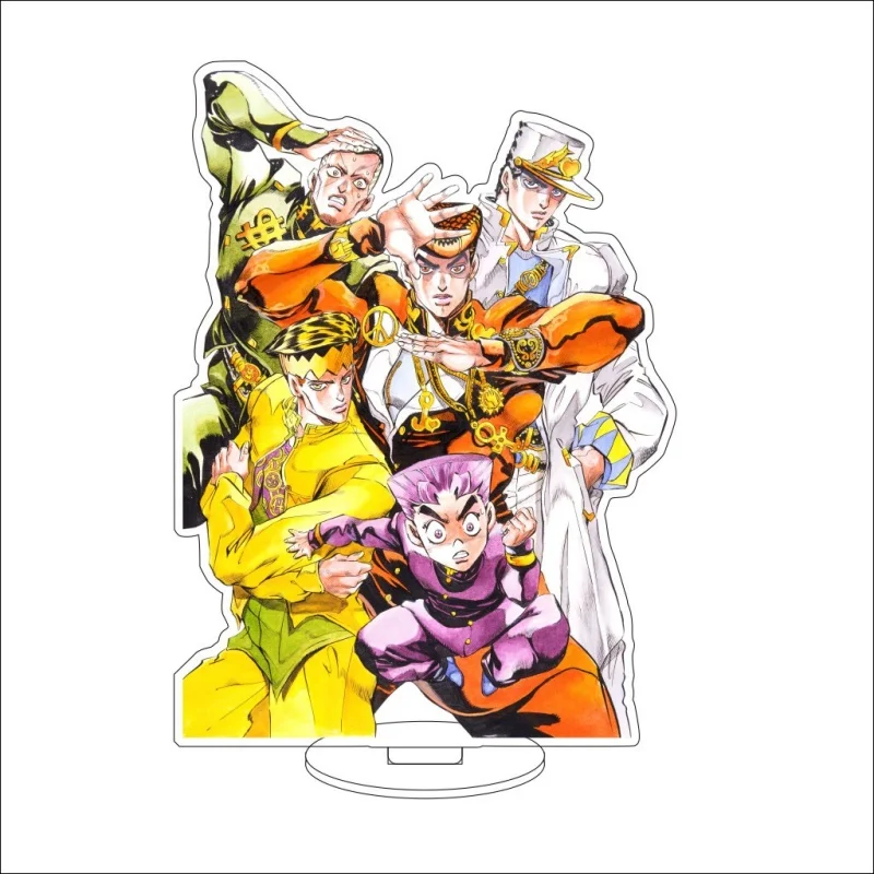JoJo Bizarre Adventure Iggy Anime Figure Chibi Kawaii Dog Acrylic Stand Model Plate Desk Decoration Ornament Toy Keychain Gift - view 4