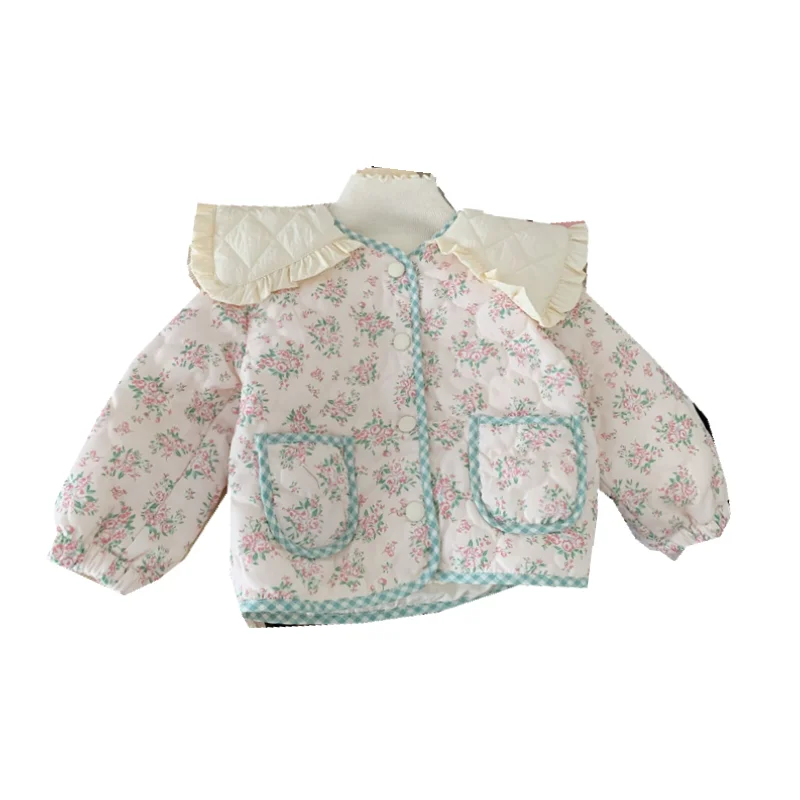Girls Coat Jacket Winter Cotton Windbreak 2023 Hot Warm Plus Thicken Teenagers Plus Size Outwear Sport Children\'s Clothing