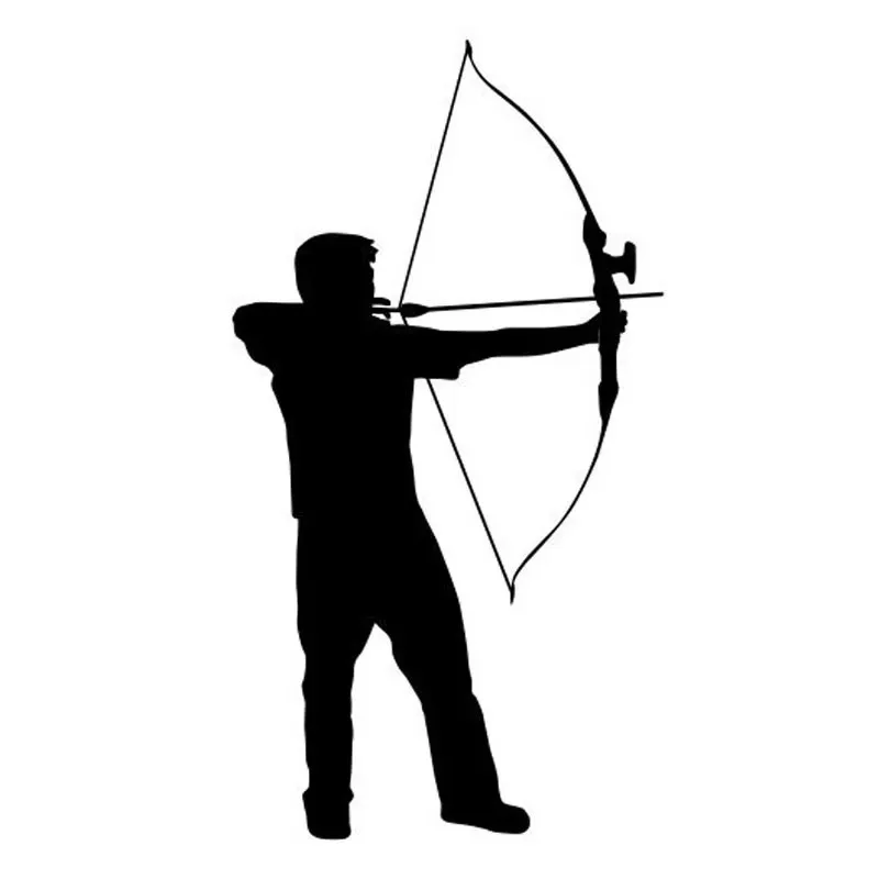 

19*10 см лук и стрелы, стиль, оконный бампер, аксессуары для мотоциклов, декоративные виниловые автомобильные наклейки