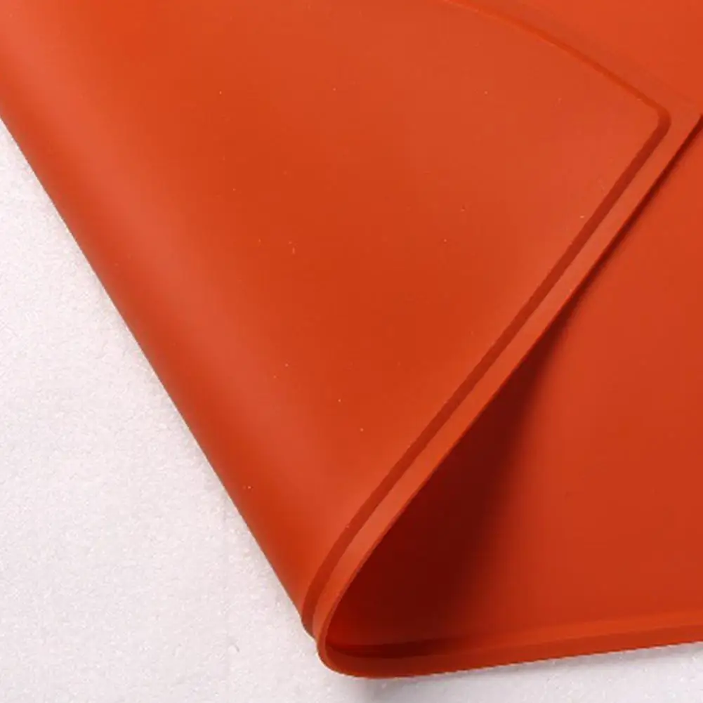 Waterproof Silicone Cat Placemat Premium Silicone Pet Mat Non-slip Silicone Pet Feeding Mat with Raised Edge Pet Bowl Mat