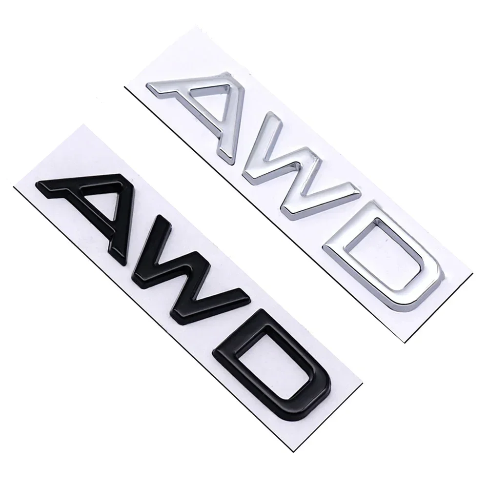 Metal AWD Logo Car Rear Trunk Emblem Sticker for Lexus RX300 NX300h NX NX200T RX350 Body Decal Exterior Accessories view 4