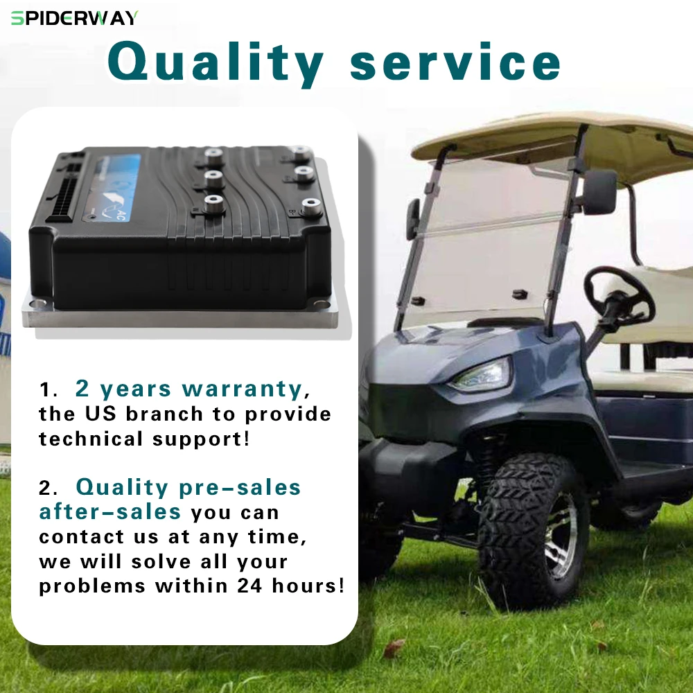 1230-2402 24V 200A Pengendali Kecepatan Motor AC untuk Curtis Pallet Truck Forklift Pengangkut Personil Kereta Penanganan Material