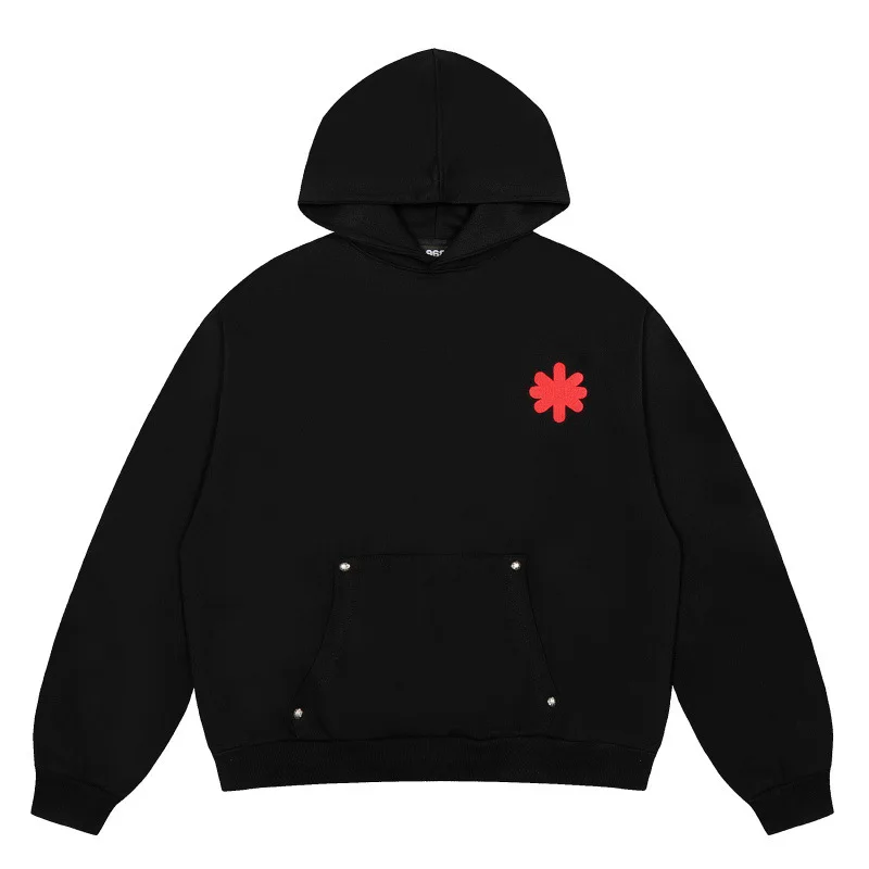 

LOSTSHDWS Classic Embroidered High-Street Hoodie Stylish Fall/Winter Casual Hoodie for Men and Women ins