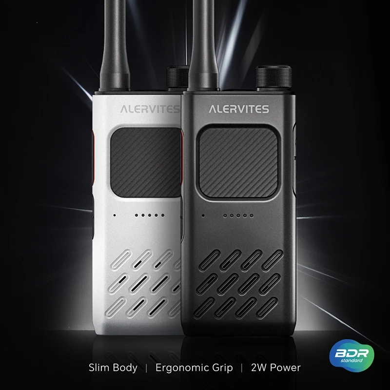 ALERVITES AT2 Public Network Walkie Talkie Unlimited Global Communication Range Ultra-thin Portable Two Way Radio