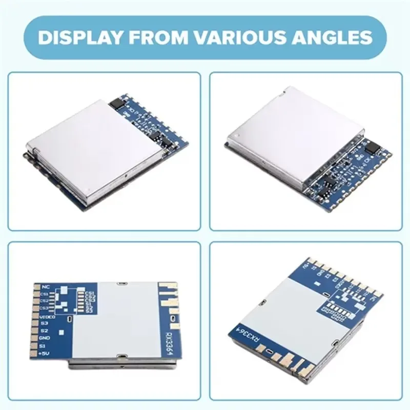 ToPss[LXYA68Z!] Wireless Image Transmission Module RX3364 Transmission Module Transmission And Reception Module