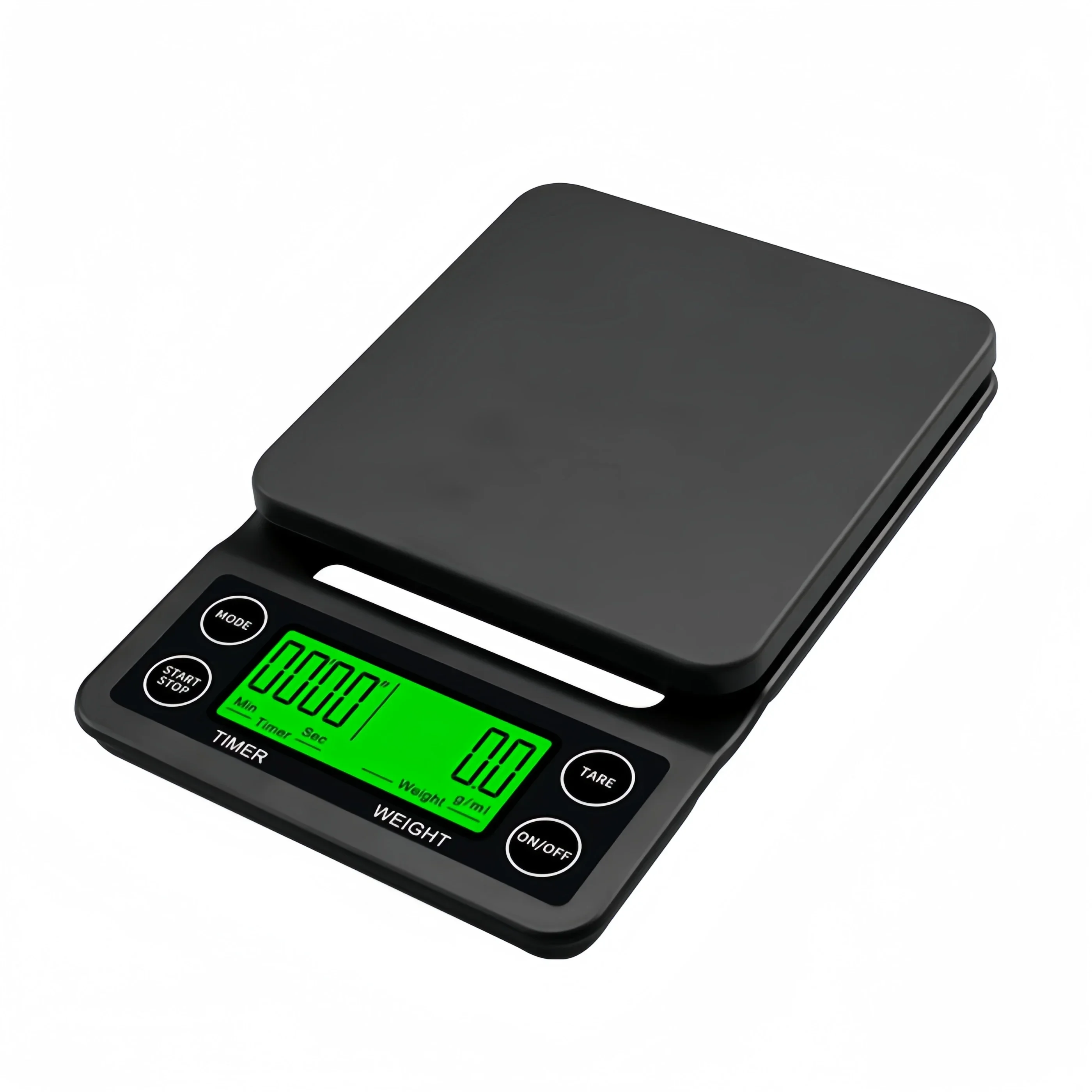 Timer Coffee Scale,Kitchen Scale 3kg Precision 0.1g,Hi-definition Backlight Display,Unit g/ml/oz/lb Balanza Digital Cocina Scale