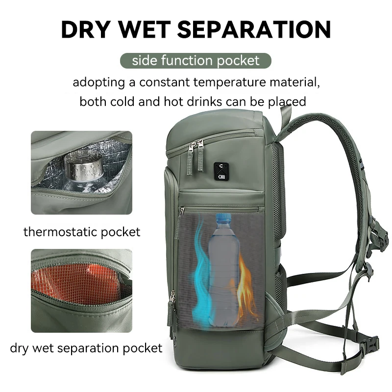 Large Capacity Girls Travel Backpack Mens Outdoor Waterproof Bags 17.3inch Multifunctional Laptop Bagpack