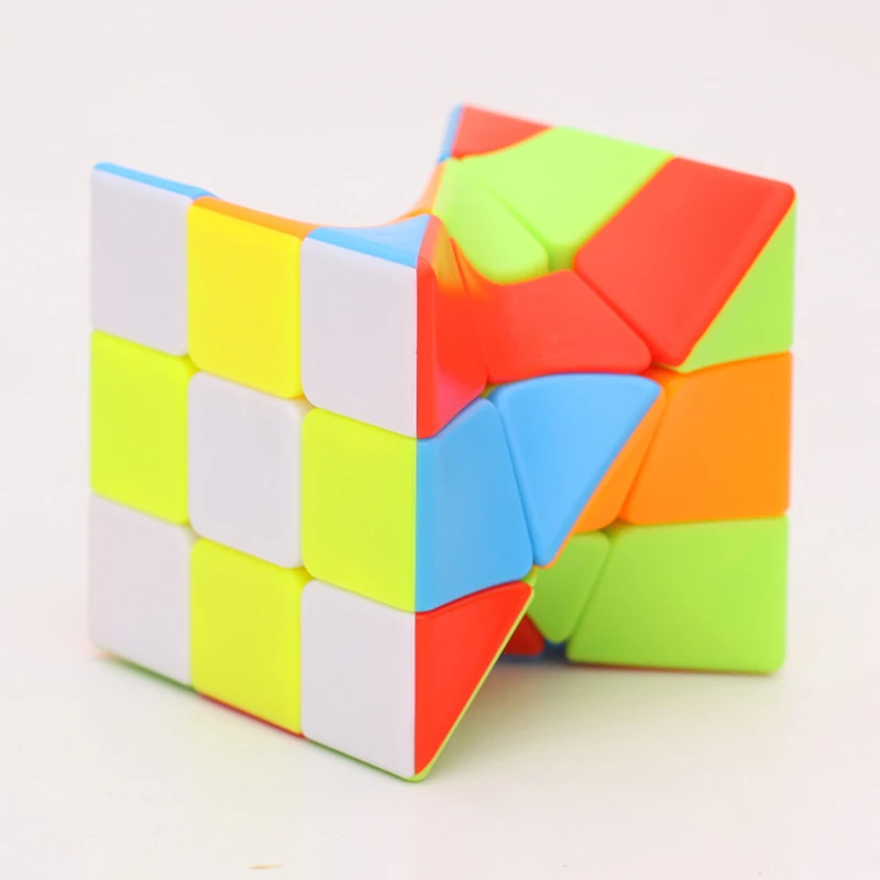 Cube de vitesse magique torsadé pour enfants, jouet de développement intelligent professionnel, puzzle amusant, coloré