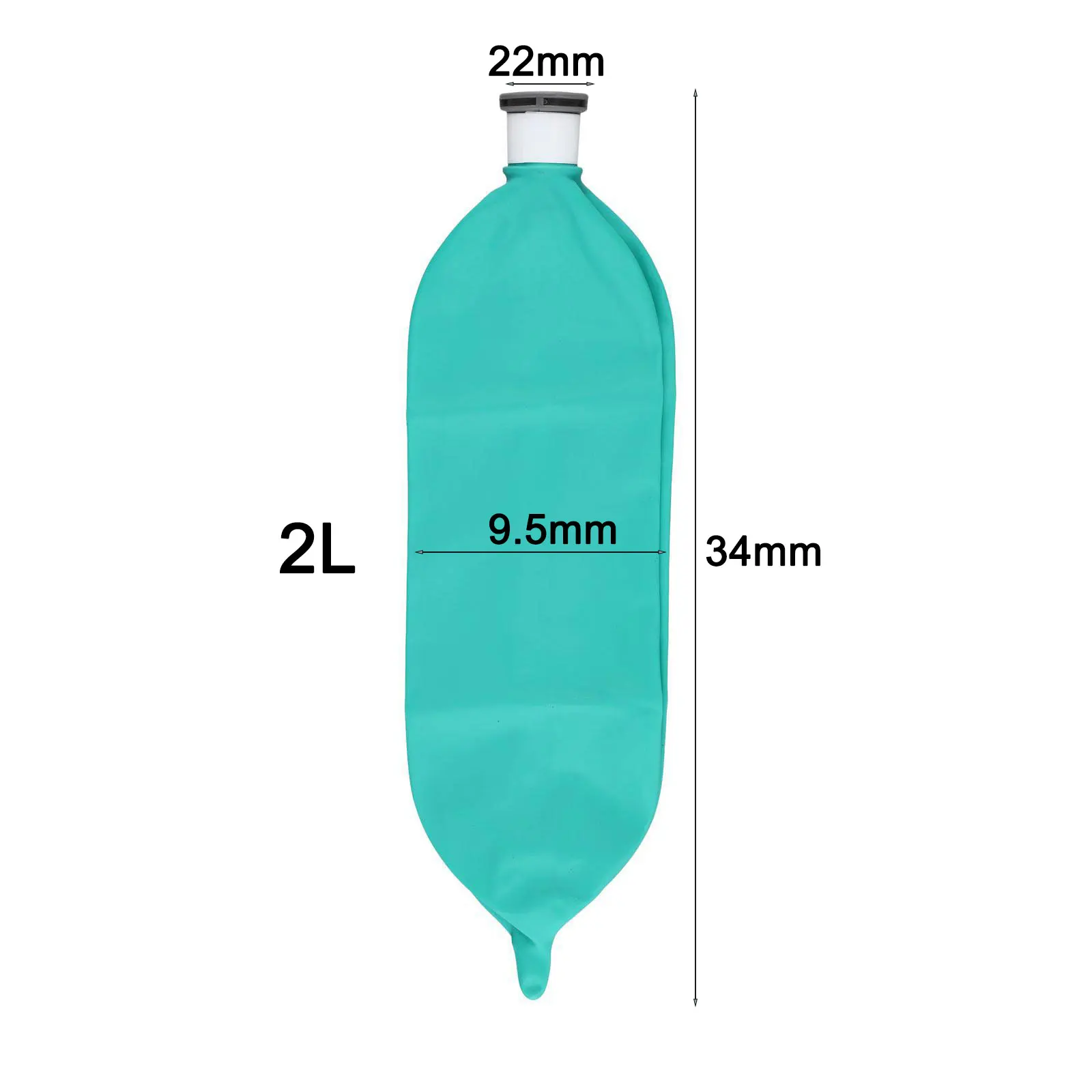 Nonlatex Air Storage Bag for Anesthesia Machines Sturdy Design with 22mm Standard Connector Available in Multiple Sizes