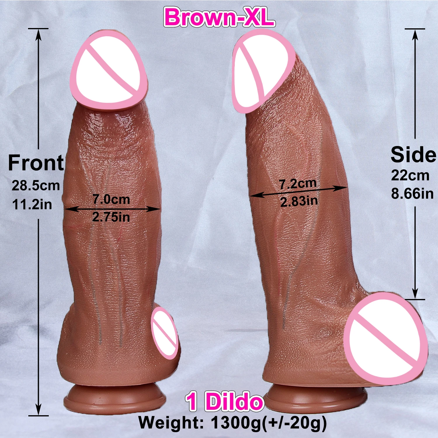 4 Sizes Realistic XXL Thick Penis Soft Silicone Dildo Male Genitals Vaginal Masturbation Suction Cup Dick Woman Anal Sex Toys view 6