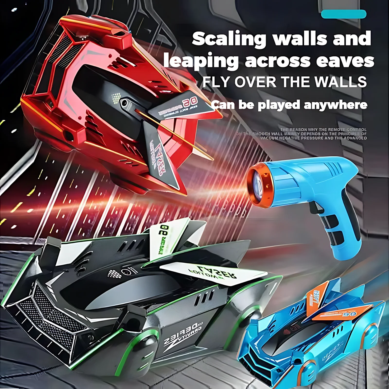 ليزر الأشعة تحت الحمراء RC سيارة تسلق الجدار 2.4 جيجا هرتز التحكم عن بعد المضادة للجاذبية سقف الانجراف حيلة سباق السيارات مع أضواء لعب الاطفال #1