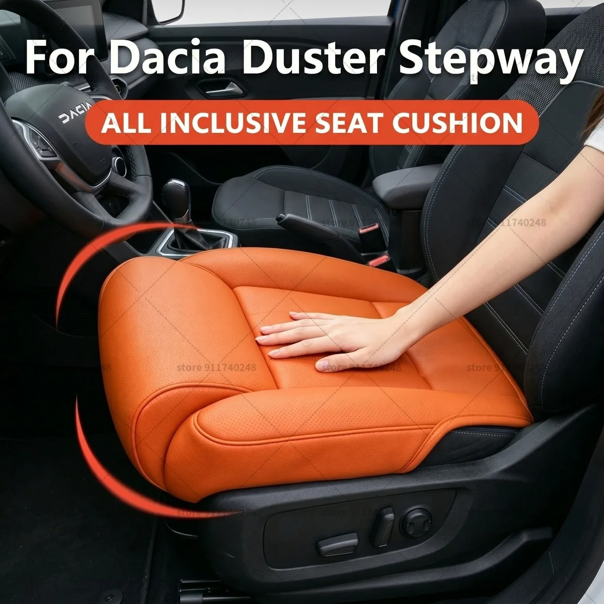 

For Dacia Duster Stepway Seat Leg Support Extension Cushion Thigh Support Pillow Memory Foam Leg Extender Interior Accessories