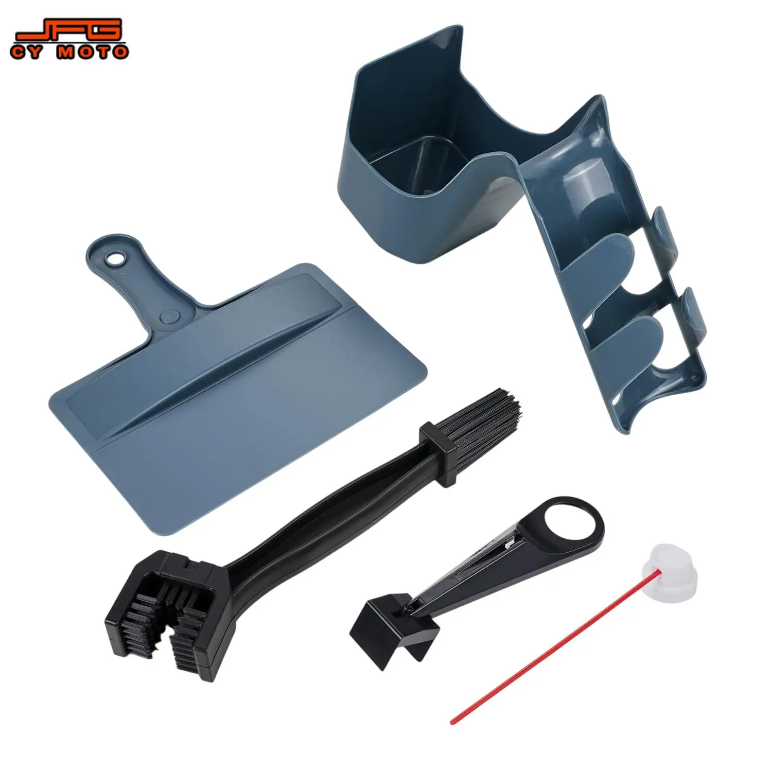For Universal Tuttio Chain Cleaning Brush Set Motorcycle Parts Electric Dirt Bikes Off-road Repair Wash Tools PP Motorbikes