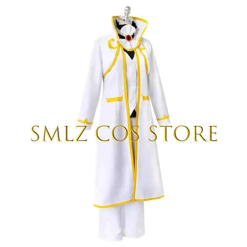 CyAsmodeus Alice Cosplay Anime Welcome to Demon School! Iruma-kun Costume Men Alice Uniform Formal Suit Wig Halloween Cosplay