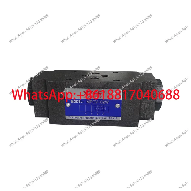 1PCS Stacked Hydraulic Control One-way Pressure Maintaining Valve MPCV-02W/02A/02B/03W/03A