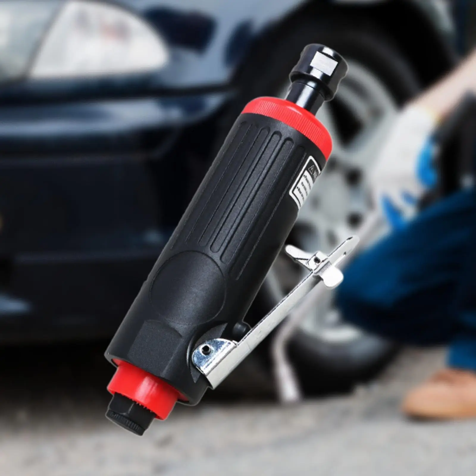 Straight Air Die Grinder Mini and Compact Professional High Performance Sturdy Tire Repair Tool for Deburring Cutting Chamfering