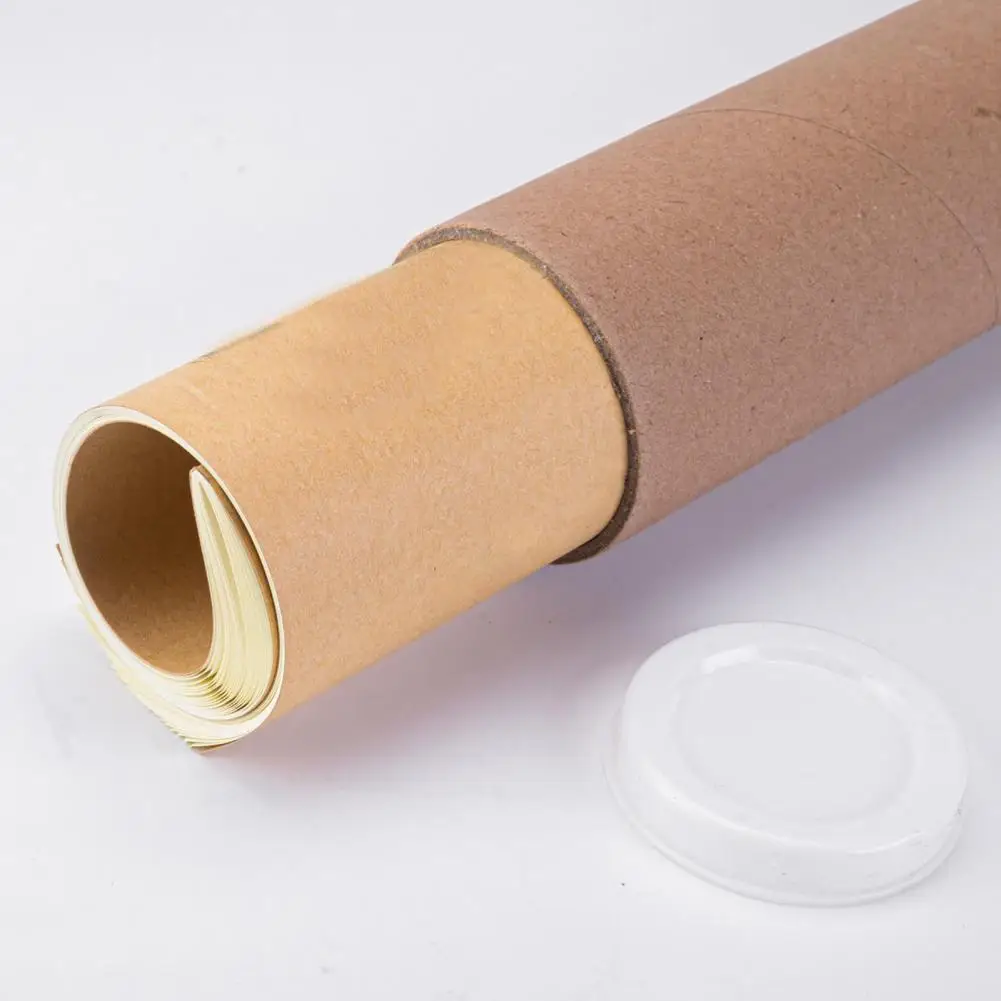 Great for storage and transportation. Protect valuables from unnecessary damage in these covered Kraft cardboard tubes