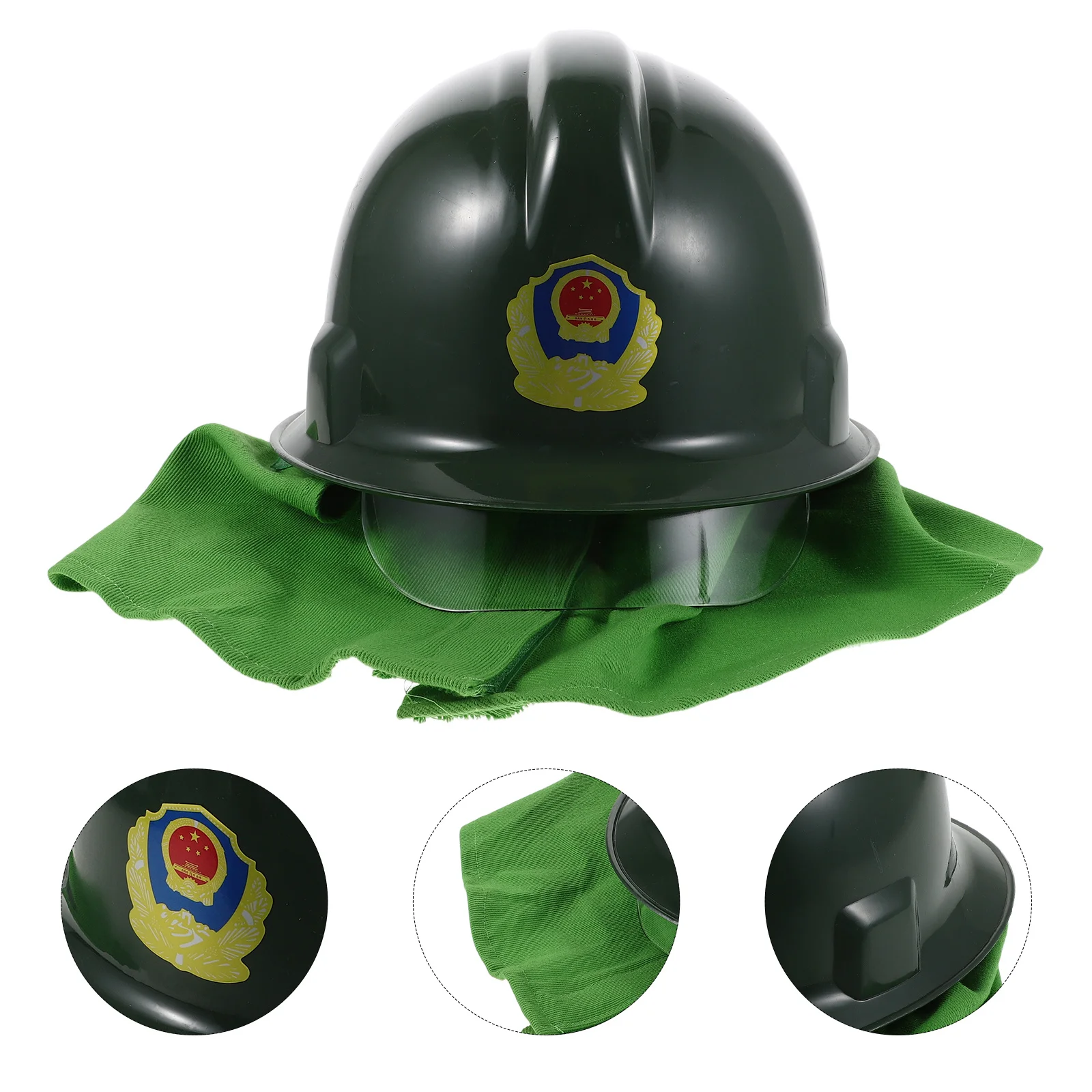 رجال الإطفاء الكبار مقاومة درجات الحرارة العالية خفيفة الوزن حماية من الصدمات معدات السلامة لمكافحة الحرائق لهب بلاستيكي #1