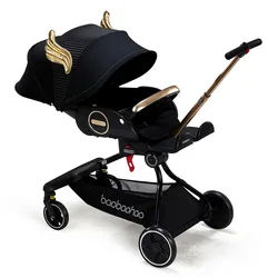 V9 Baby Walking Artifact Walking Stroller High Landscape Can Sit Lie Flat Lightweight and Foldable Four-wheeled Stroller