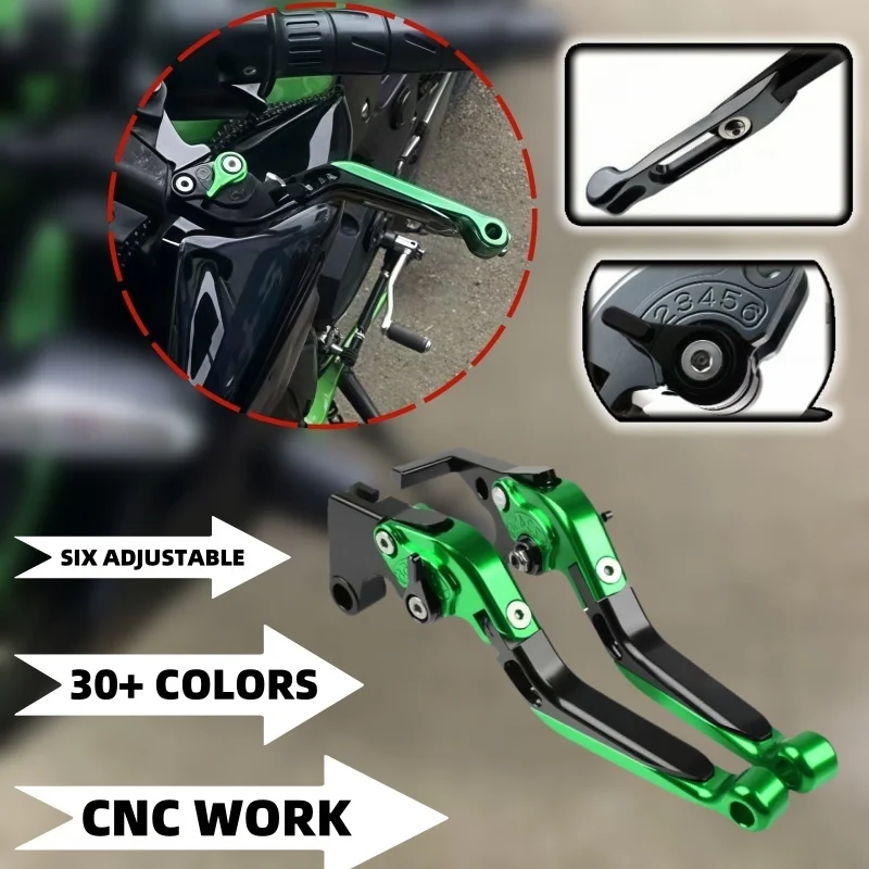 

For Suzuki UH-125/UH-150 Burgman 2002-20 UH-200 Burgman 07-20 Brake Lever Set Foldable Adjustable Handle Levers Motorcycle Parts