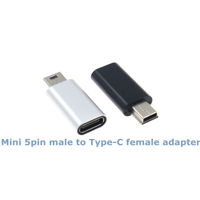 Best Quality USB C to Mini USB 2.0 Adapter Type C Female to Mini USB Male Convert  For Mobile Phone Tablet Driving Recorder Gps