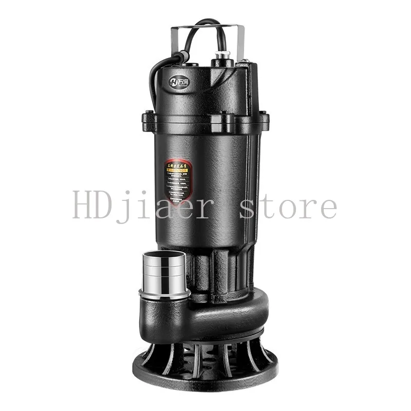

220V household manure slurry sewage pumping p380V small submersible pump