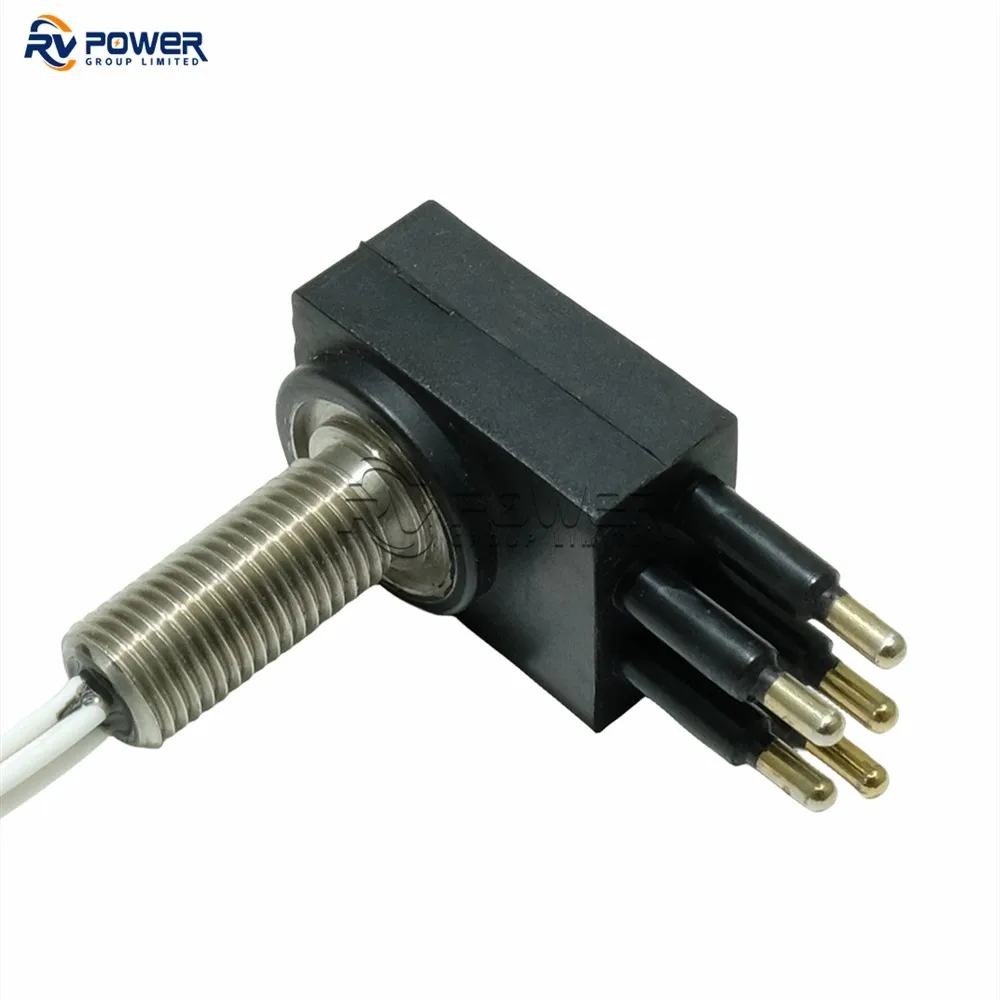 LPBH5M Low Profile Bulkhead Connector 5 Pin Contact Male for Underwater Use
