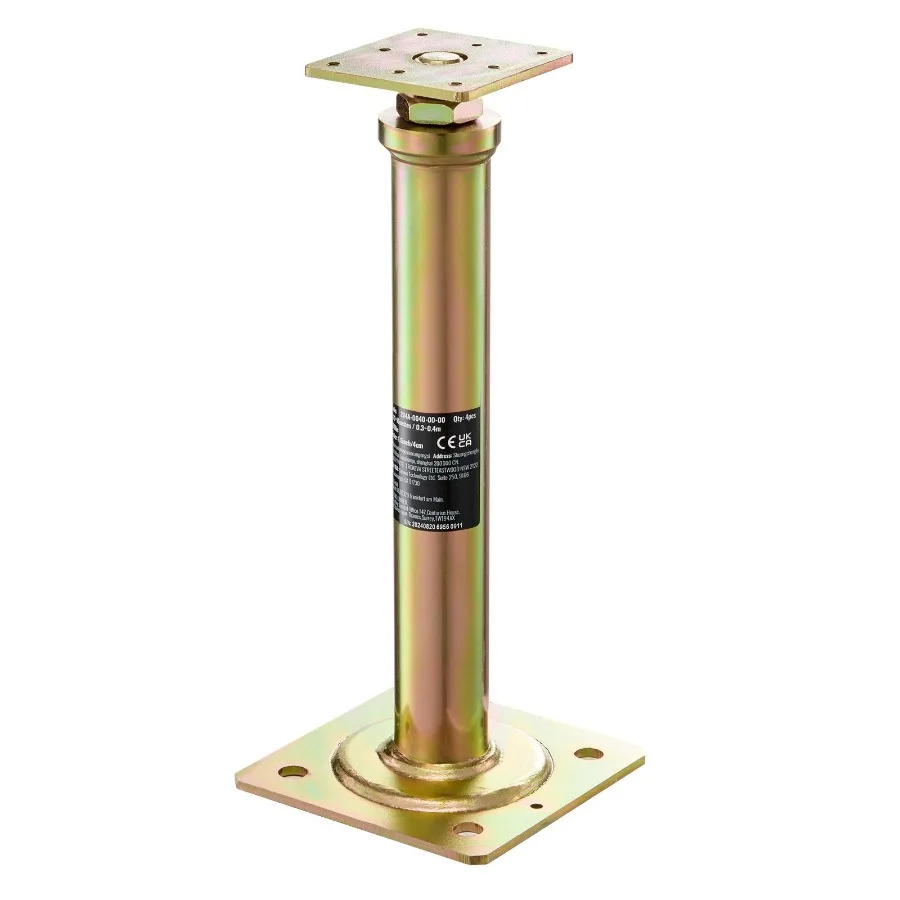 House Floor Jacks 4 Pack 11.6-16 Height Range 2500 lbs Max Load Capacity Per Unit Adjustable Support Beam Basement Jack Post fo