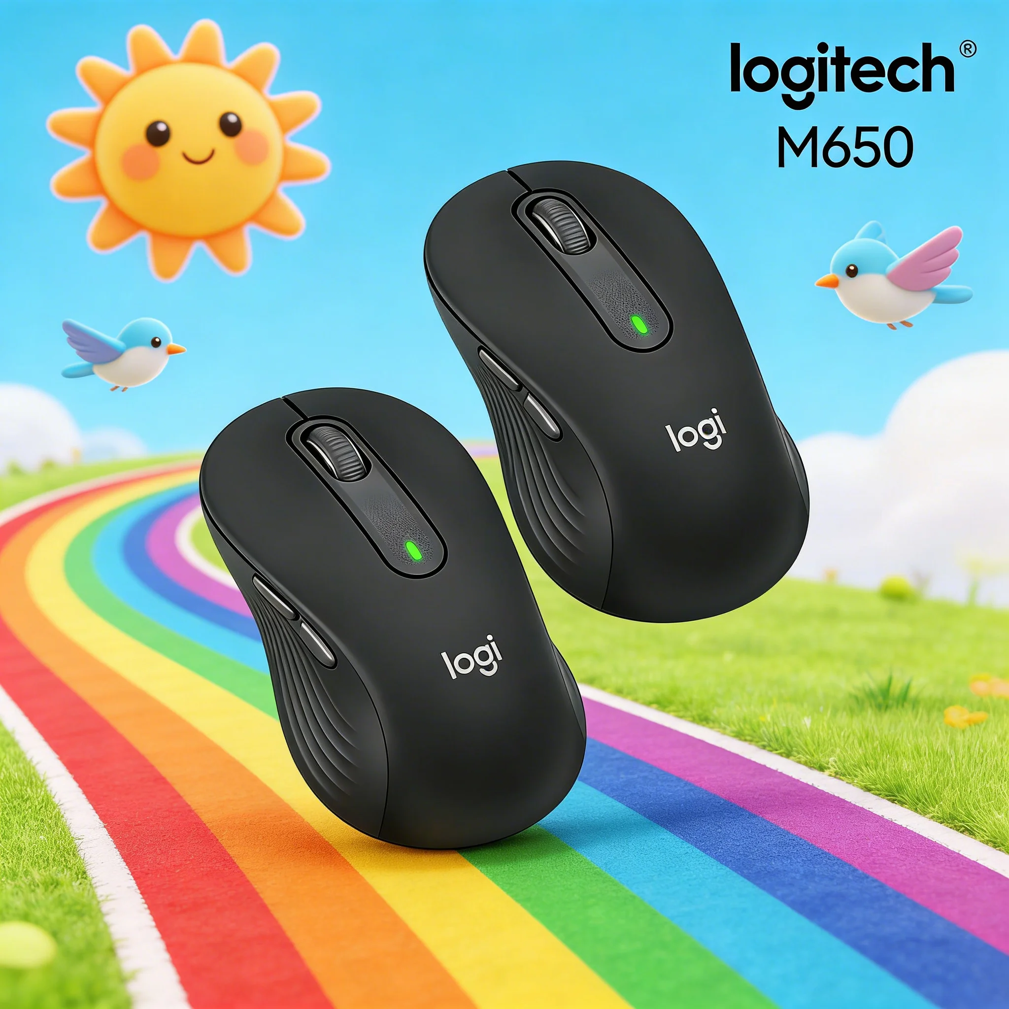

Беспроводная мышь Logitech M650 Professional — бесшумный эргономичный дизайн, 24 месяца автономной работы, Smart Wheel, двойное назначение + MX3S/M330/M280