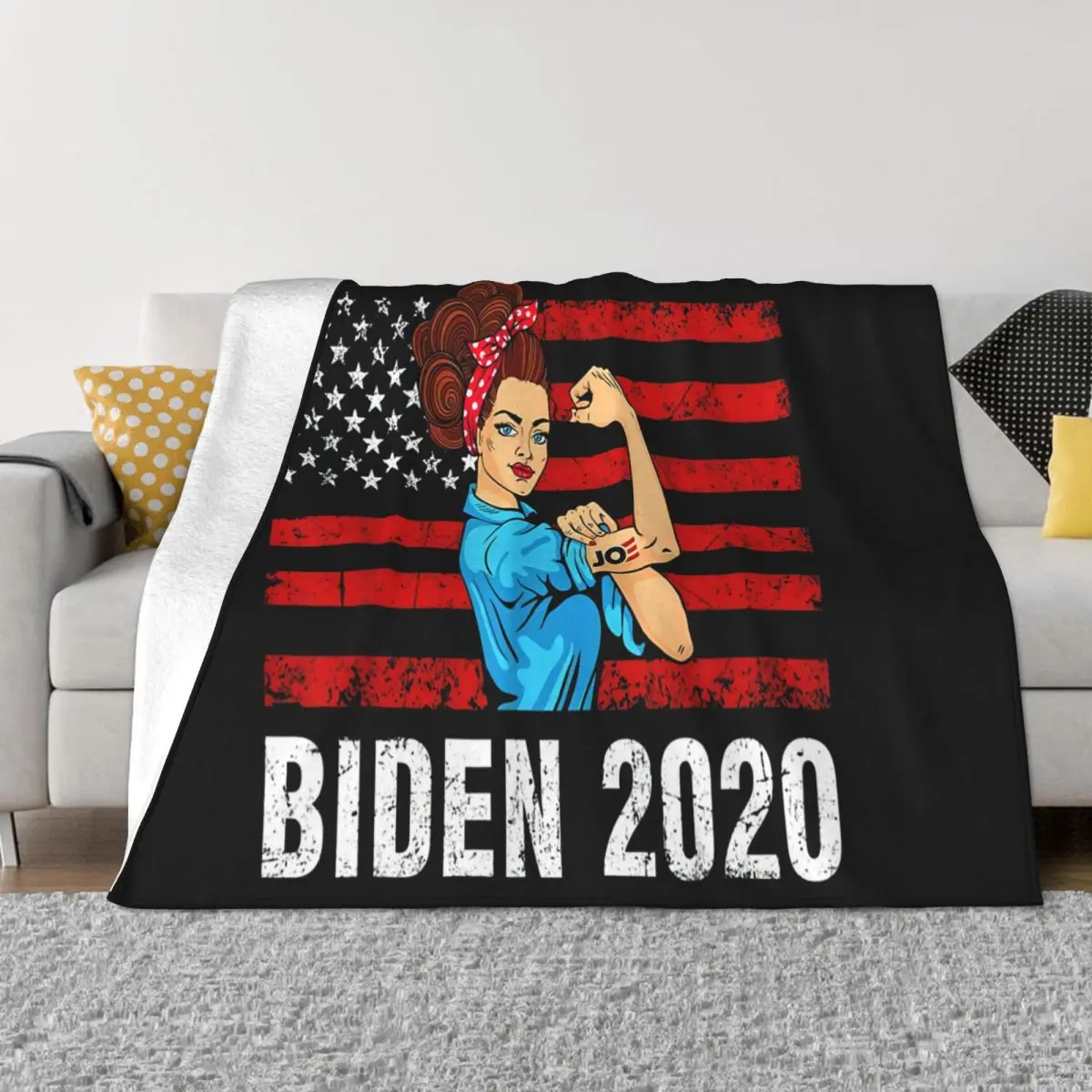 Joe Biden 2020 For Us President Election Vote Joe Biden Size M 5Xl Fresh Design Throw Blanket