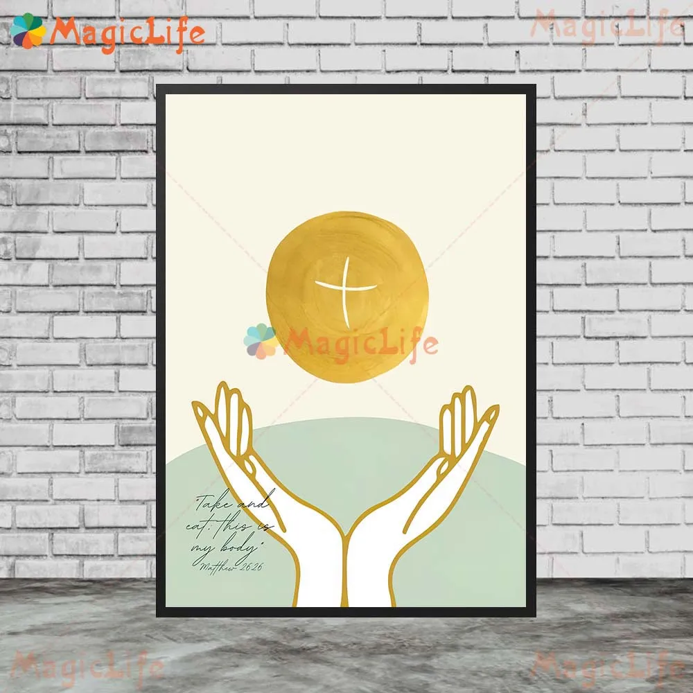 Our Lady of Fatima Catholic Blessed Mary Poster Wall Pictures For Living Room Nordic Poster Wall Art Canvas Painting Unframed