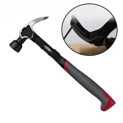 Mini Alloy One Solid Claw Hammer Woodworking Special Nail Pulling Multifunctional Household Anti-slip Professional Manual Tool