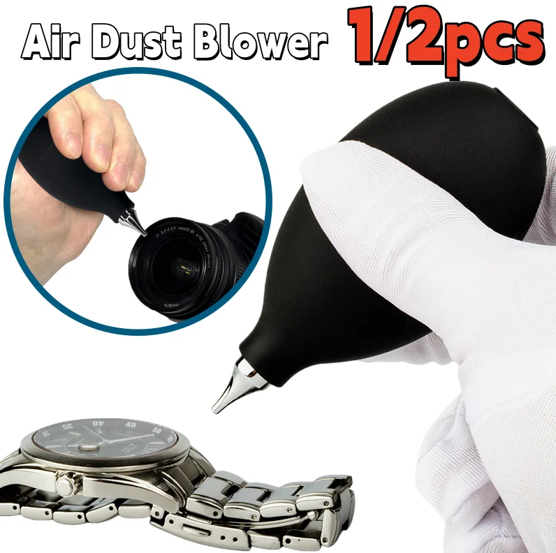 

1/2pcs Mini Pump Cleaner Blowing Super Strong Air Dust Blower For Camera Lens Cleaning Mobile Phone Keyboard Watch Repair Tool