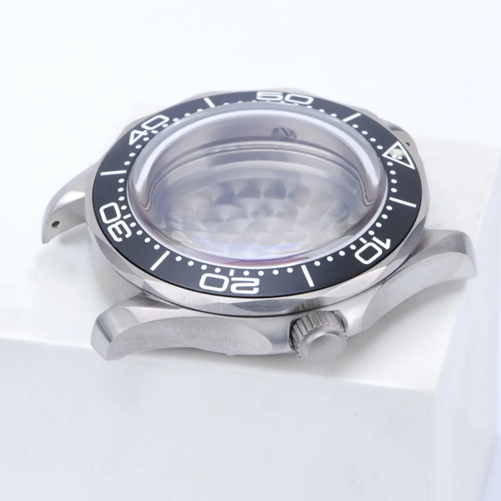 Heimdallr Sea Ghost Watch Case Titanium Modified Water Ghost For NH35 NH36 Automatic Movement 32mm Dial Ceramic Bezel Watch Part