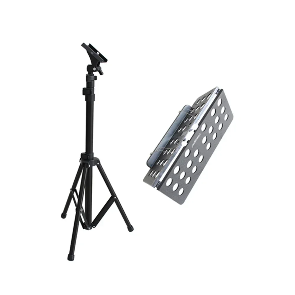 Flanger Foldable Sheet Music Score Tripod Stand FL-05R Lightweight Music Stand  Retractable Metal Music Stand for Guitar Violin