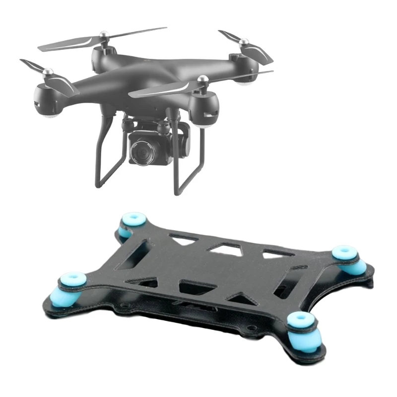 Controlador vôo fibra vidro conjunto anti-vibração amortecedor kk mwc pixhawk dropship