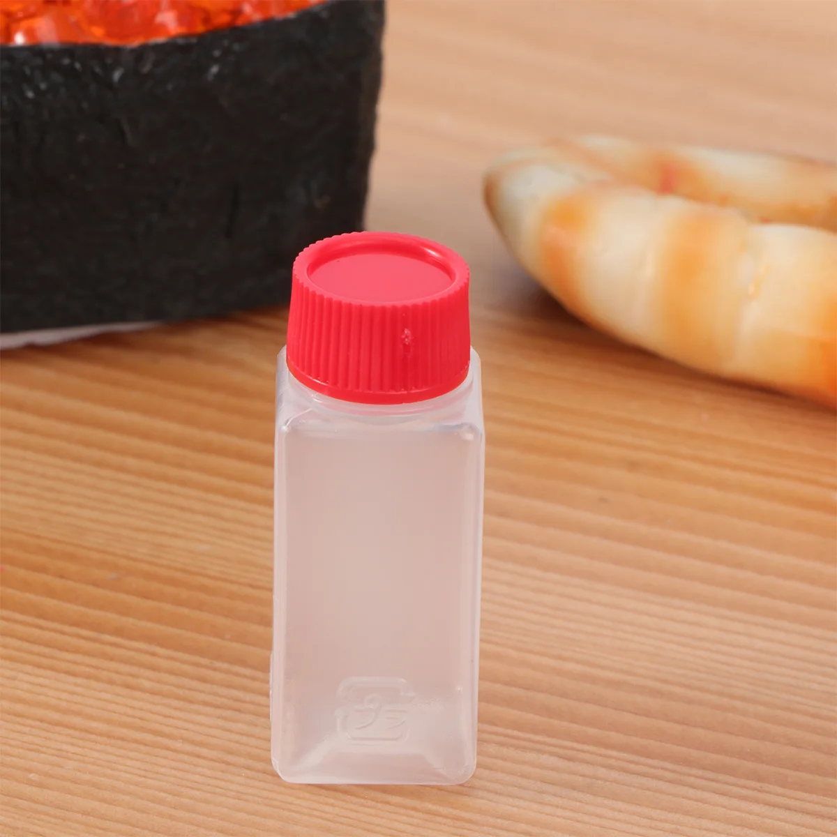 

100Pcs Empty Plastic Condiment Bottles Transparent Design Disposable Kitchen Supply for Vinegar Soy Sauce Seasoning Bottle