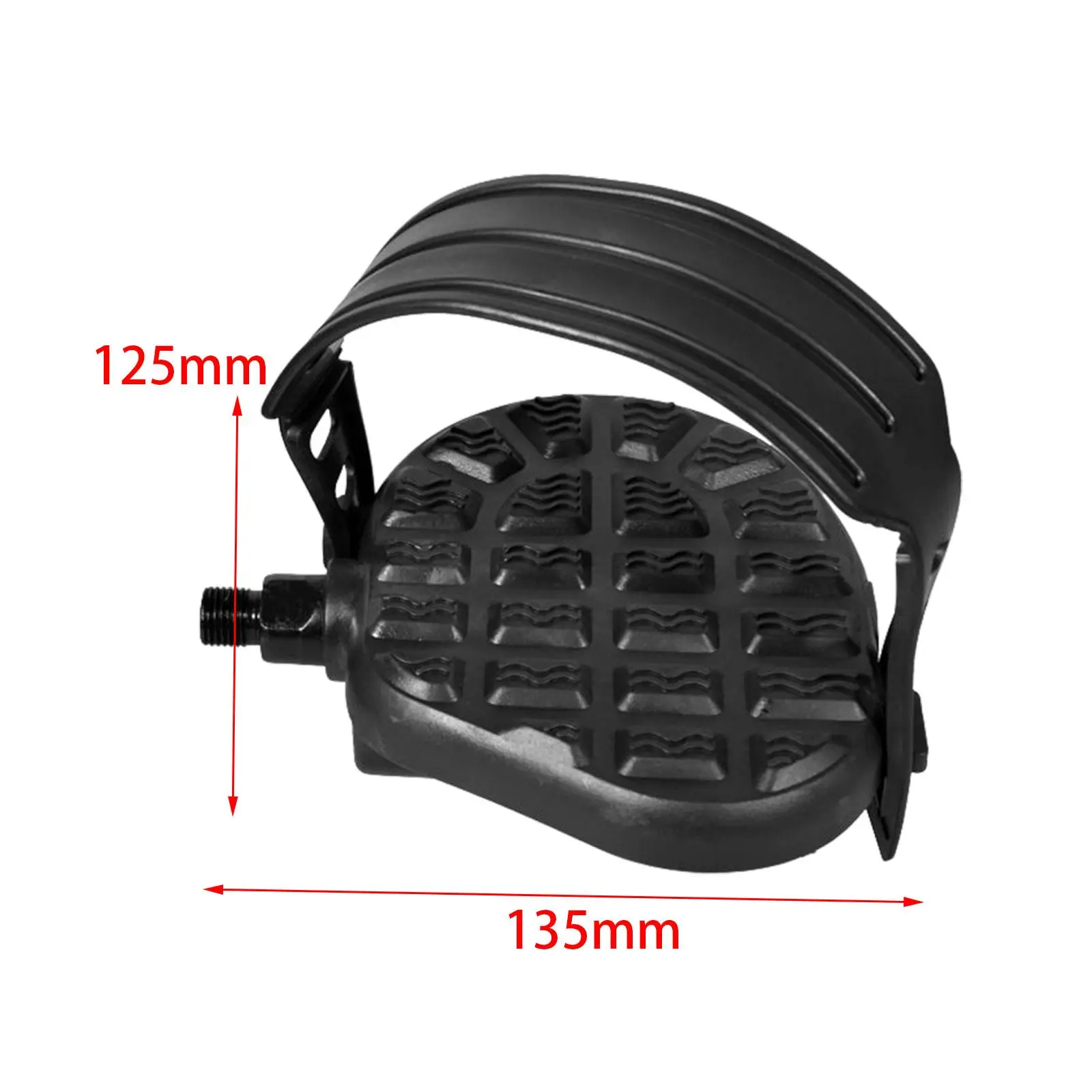 Pedali per bicicletta con clip e cinghie, fermapiedi per bicicletta, gabbie e tacchette, da strada