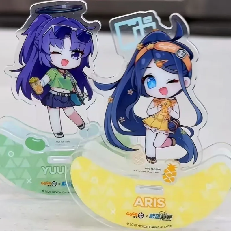 كوكو هاياس يوكا تندو أريس يقف سلسلة المفاتيح أنيمي الأزرق الأرشيف الرجال مفتاح سلسلة للنساء الكرتون الشكل الاكريليك قلادة هدية #1