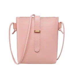 Women Bucket Bags PU Leather Zipper Crossbody Shoulder Messenger Bag For Daily Top Quality Women's Purse Cartera Mujer Monedero