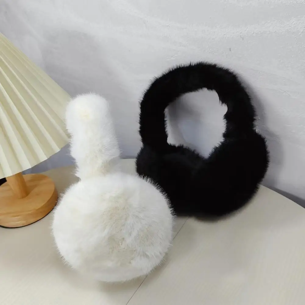 7 سنتيمتر غطاء للأذنين أفخم بلون مطاطا عدم الانزلاق لطيف للجنسين غطاء للأذنين الشتاء لينة سميكة أفخم عقال في الهواء الطلق الأذن أدفأ #4