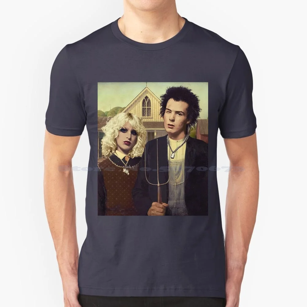 Nevermind The T Shirt 100% Cotton Tee Sid Viscous Nancy Spurgeon American Gothic