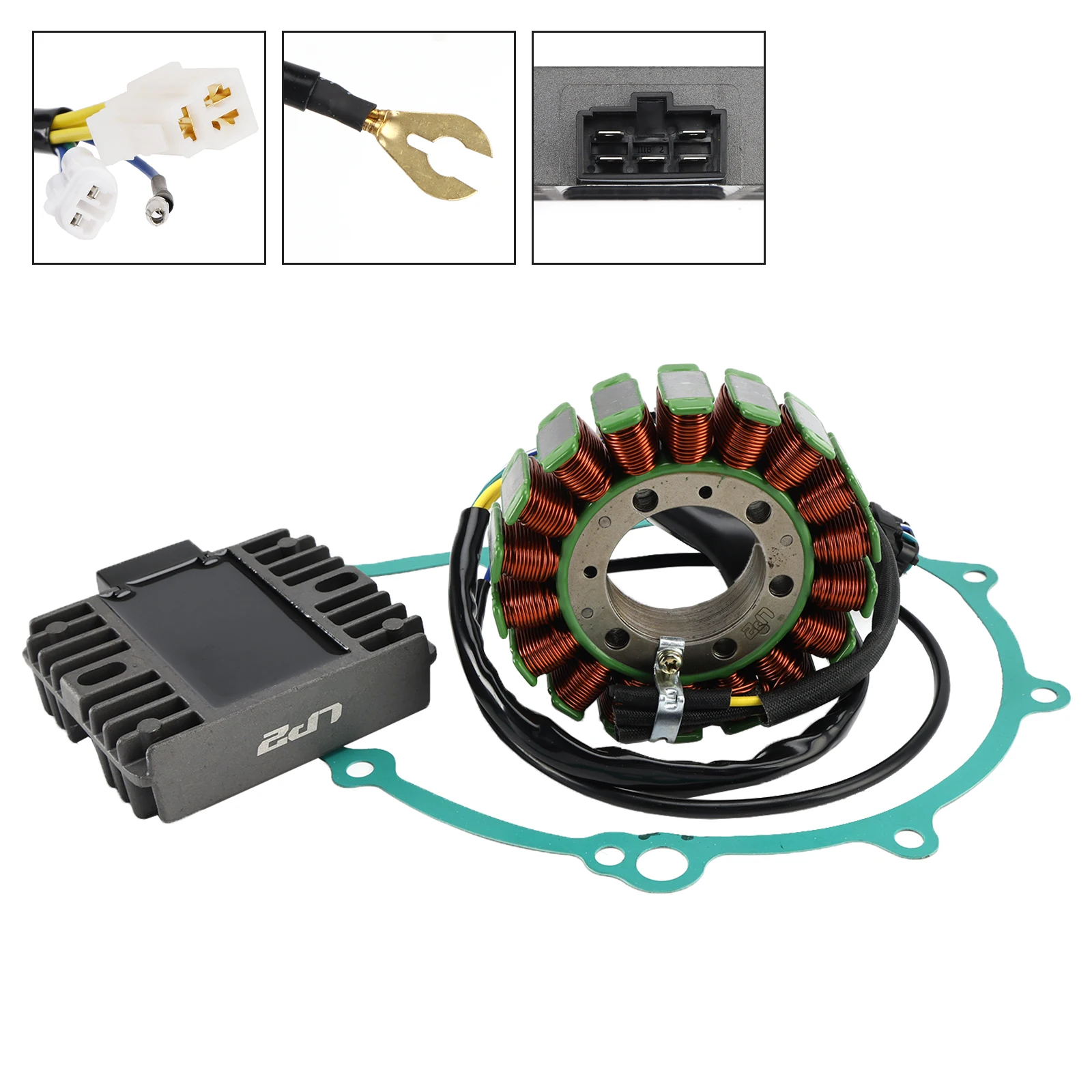 

Topteng Stator Coil Regulator Gasket Kit For Yamaha XT 660 R X XT660R XT660X 2004-2014