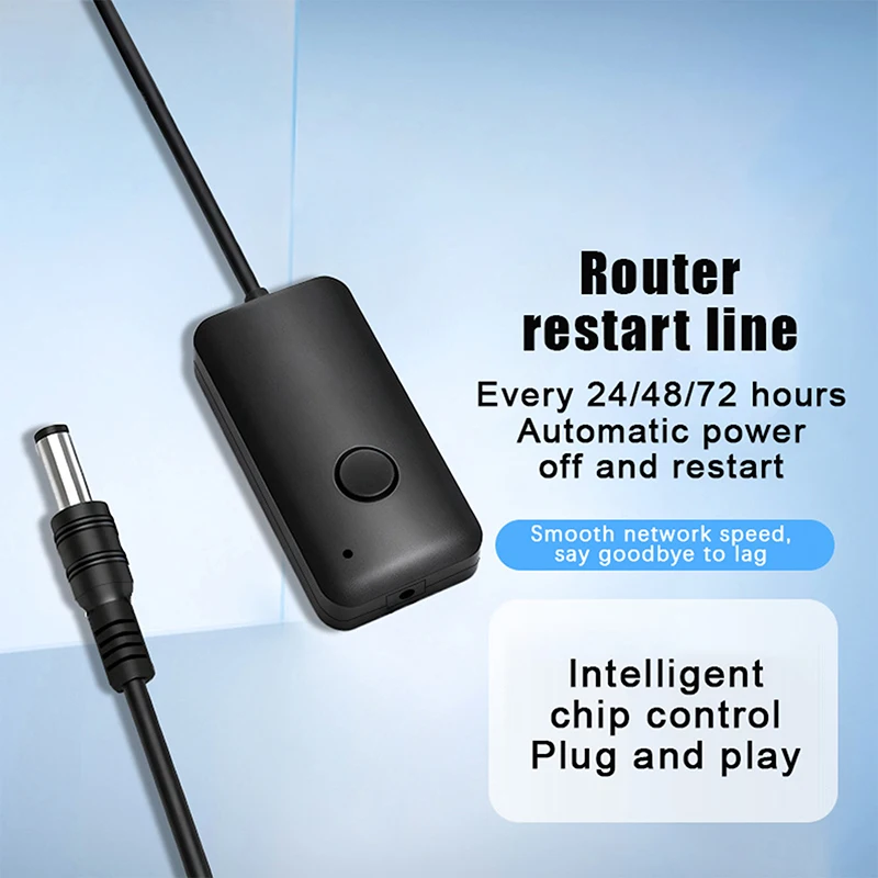 

Power-Off Timer With Hours Adjustment For Home Network EfficiencyRouter Restart Cable Automatic